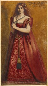 Rosso Vestita von Dante Gabriel Charles Rossetti