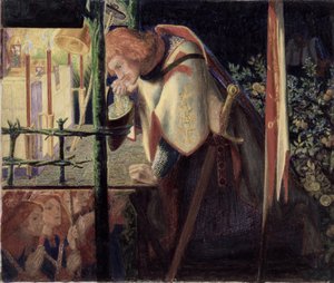 Sir Galahad an der Ruine der Kapelle, 1859