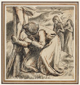 St. Johannes tröstet die Jungfrau am Fuße des Kreuzes, ca. 1857-58