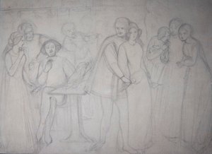 Studie für Benedick und Beatrice