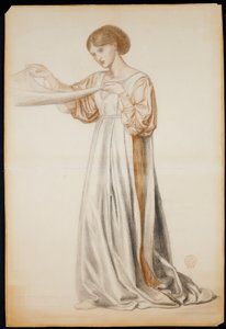 Studie für einen Sargträger in "Dantes Traum", 1873