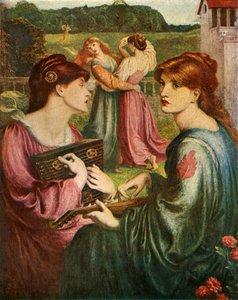 Die Laube Wiese, 1850-1872 von Dante Gabriel Charles Rossetti