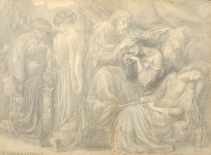 Der Tod von Lady Macbeth, ca. 1875 von Dante Gabriel Charles Rossetti