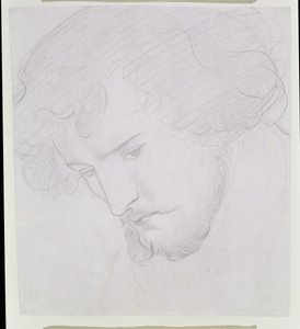Der Same Davids - Studie für David, 1859-1862 von Dante Gabriel Charles Rossetti