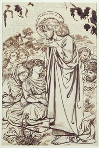 Die Bergpredigt von Dante Gabriel Charles Rossetti
