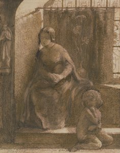 Die Sonne mag scheinen, aber wir sind kalt, 1848 von Dante Gabriel Charles Rossetti