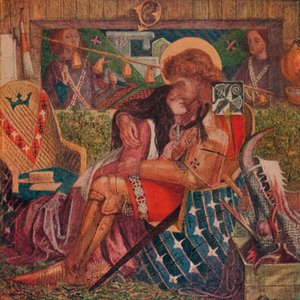 Die Hochzeit von St. Georg und Prinzessin Sabra, 1857 von Dante Gabriel Charles Rossetti