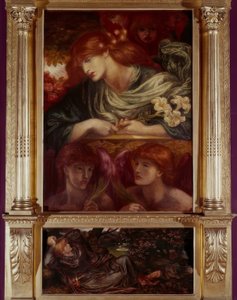 Die gesegnete Damozel von Dante Gabriel Charles Rossetti