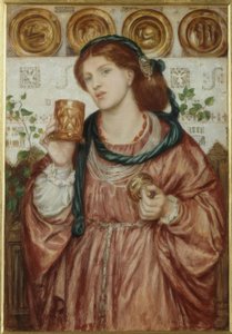 Der Liebesbecher von Dante Gabriel Charles Rossetti