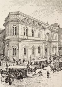 Evangelische Kirche an der Via Nazionale, Rom, Italien von Dante Paolocci