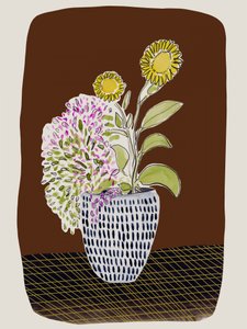 Sonnenbeschienene Blumen
