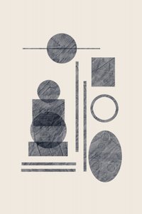 Texturierte geometrische Formen