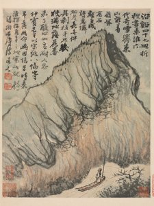 Erinnerungen an den Qinhuai-Fluss, Qing-Dynastie von Daoji Shitao