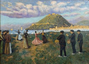 Baskische Feier (Tanz in El Antiguo, San Sebastián)