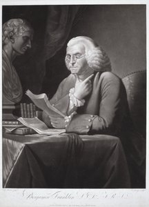 Benjamin Franklin von David (after) Martin