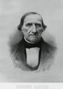 Porträt von Giovanni Santini (1787-1877), italienischer Astronom, Mathematiker und Wissenschaftler von John Ward Dunsmore