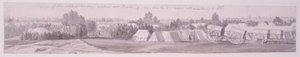 Landschaft mit Figuren und einem Wagen von David Charles Read
