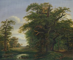 Eichenwald, 1847 von David Christopher Mettlerkamp