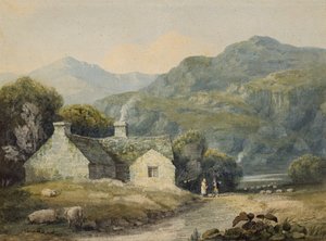 Ein Bauernhaus in Llanberis, Nordwales
