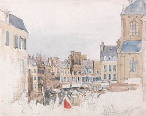 Ein französischer Marktplatz