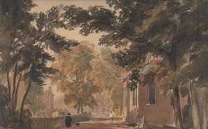 Eine Straße in Harborne