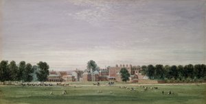 Buckingham House vom Green Park, 1825