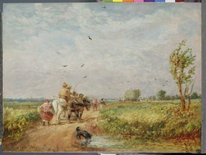 Zum Heufeld gehen von David Cox