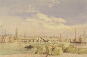 London Bridge, ca. 1828-30 von David Cox