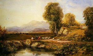 Das Tal von Conwy von David Cox