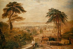 Blick über eine Stadt