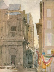 Kirche St. Eustache, Paris, um 1829