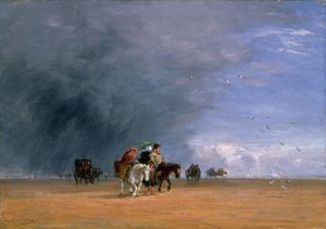 Überquerung der Sandbänke von David Cox the elder