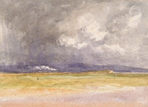 Der Zug an der Küste, 1850 von David Cox the elder