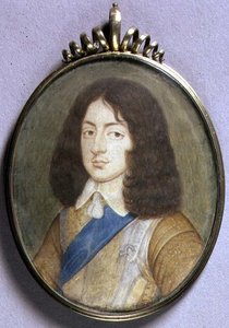 Porträtminiatur von Charles II