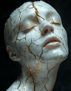 Kintsugi Goldene Schönheit von David Drake