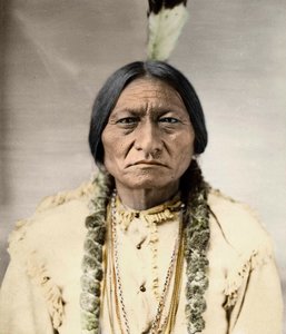 Sitting Bull, Häuptling der nordamerikanischen Ureinwohner von David Frances Barry