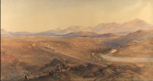 Ein Dampfbahn auf der Osmanischen Eisenbahn, 1859