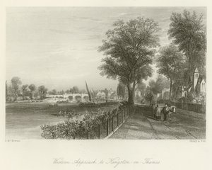 Westlicher Zugang zu Kingston-upon-Thames
