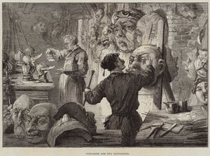 Vorbereitung auf die Pantomimen