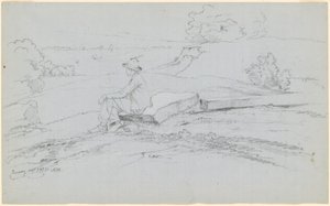 Studie für "Weiße Berge von North Conway, New Hampshire" [recto]