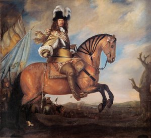 Porträt von Feldmarschall Carl Gustaf Wrangel 1613-1676