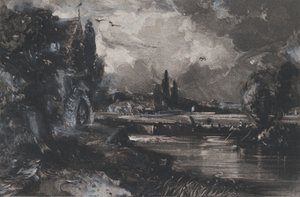 Eine Mühle, 1829 von David Lucas