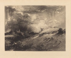 Sommernachmittag nach einem Schauer von David Lucas after John Constable