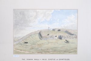 Die römische Mauer - Meilenburg bei Cawfields, 1880-89