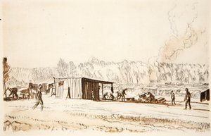 Eine Küche im Feld, Illustration aus 