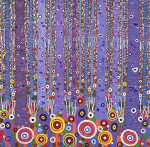 Lila Wald 1, 2012 von David Newton