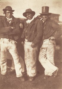 Alexander Rutherford, William Ramsay und John Linton von David Octavius Hill and Robert Adamson