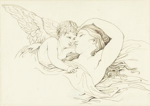 Liegende Venus mit Cupido