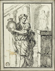 Mann mit Krug