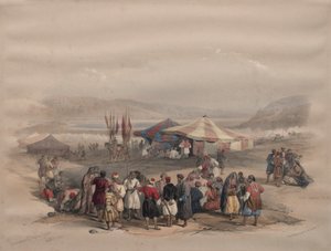 Lager der Pilger, Jericho, 1839